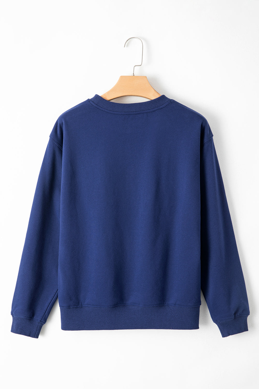 Meadow Mauve Solid Fleece Lined Drop Shoulder Terry Sweatshirt